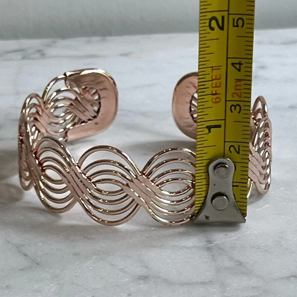 Plunder Rose Gold Cuff Bracelet